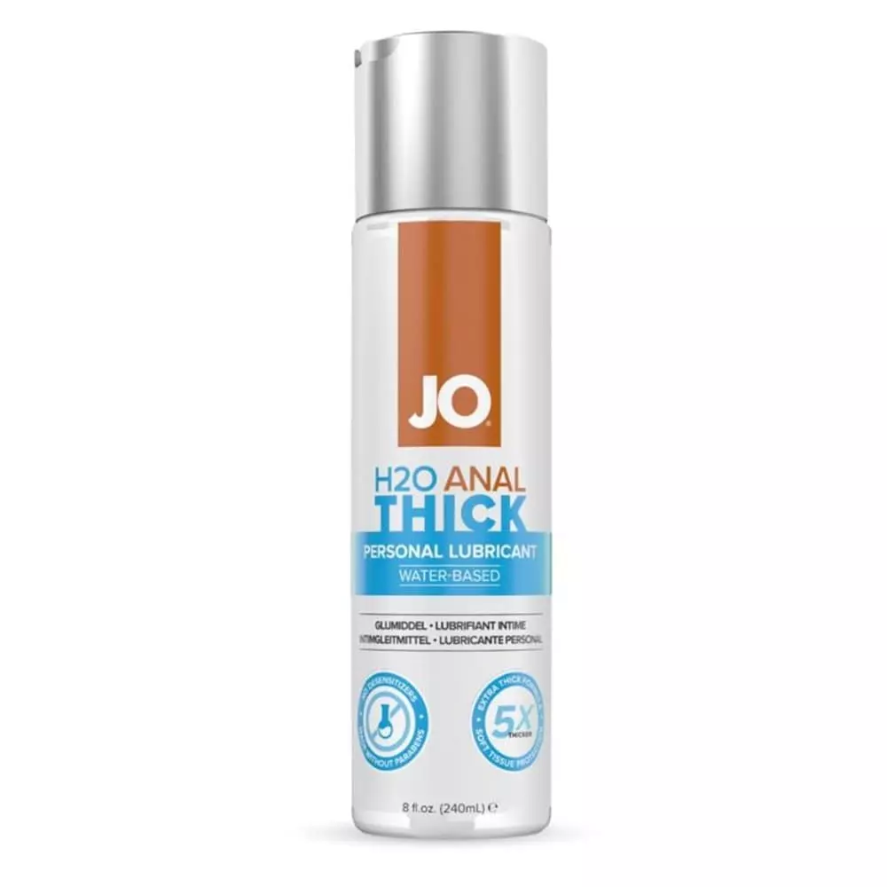 Jo H2o Anal Thick Personal Water Based Lubricant In 8 Oz